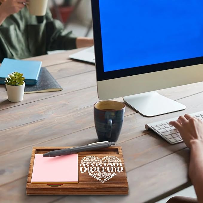 Assistant Director Gifts, Appreciation Thank You Gifts for Assistant Director, Asst Director of Operations, Director of Nursing, Assistant Director Desk Self-Stick Note Pad Holders GSH13