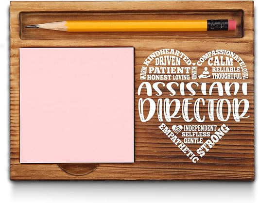 Assistant Director Gifts, Appreciation Thank You Gifts for Assistant Director, Asst Director of Operations, Director of Nursing, Assistant Director Desk Self-Stick Note Pad Holders GSH13