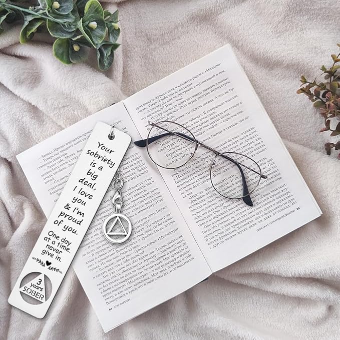 3 Year Sober Gifts for Men, Sobriety Gift for Men Women, Sober Recovery Alcoholics Recovering Gift, Sober Gifts for Loved One in Recovery, 3 Year Sober Anniversary gift-DB18