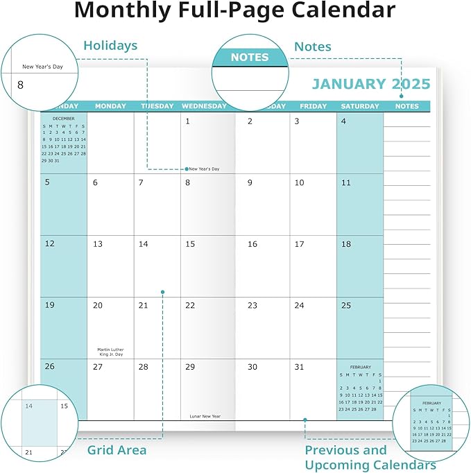 Pocket Calendar 2025-2026 for Purse, Two Year Monthly Planner Pocket Size, Jan 2025 to Dec 2026, Monthly Pocket Planner Small Size (6.5" x 3.5") - Wildflower