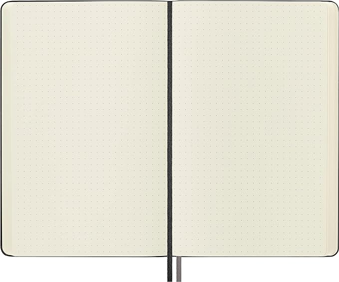 Moleskine Classic Expanded Notebook, Hard Cover, Large (5" x 8.25") Dotted, Black, 400 Pages