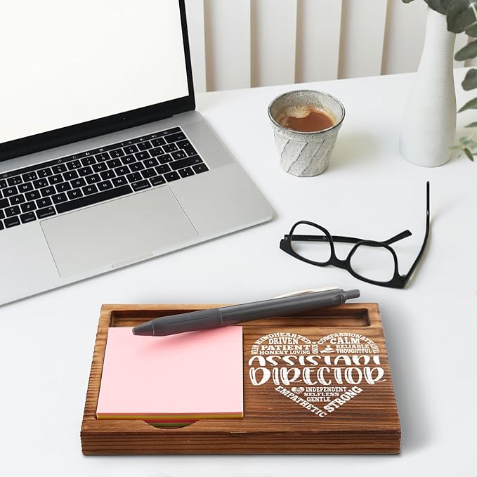 Assistant Director Gifts, Appreciation Thank You Gifts for Assistant Director, Asst Director of Operations, Director of Nursing, Assistant Director Desk Self-Stick Note Pad Holders GSH13