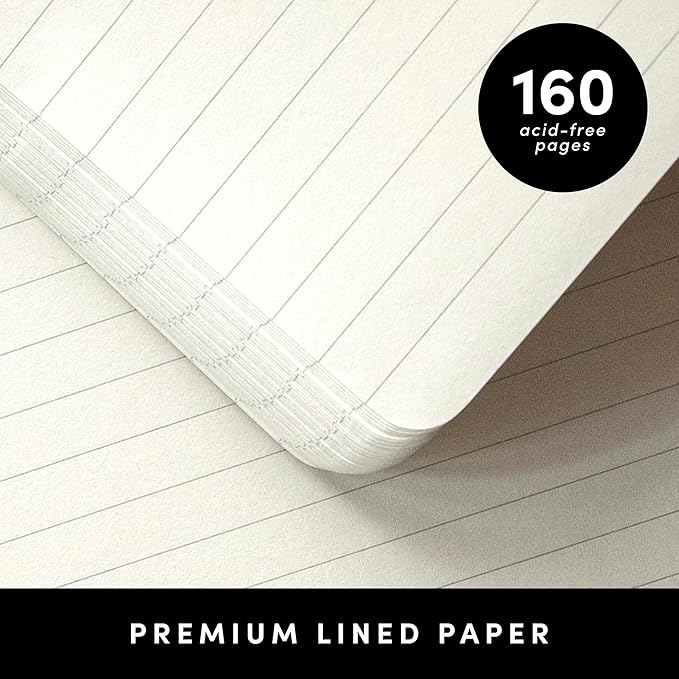 PAPERAGE Lined Spiral Journal Notebook, (Cherry Blossom & Fruit), 160 Pages, Medium 5.5 inches x 8 inches - 100 GSM Thick Paper, Hardcover, Double-Wire Spiral Journal & Notebook