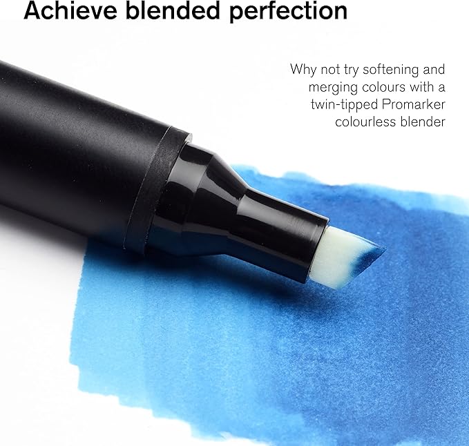Winsor & Newton ProMarker Set, 2 Count, Black + Blender