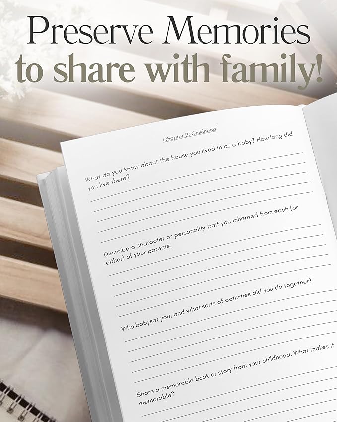 Aunt's Life Story Journal (Hardcover): A Meaningful Keepsake for Aunt to Share Her Journey and Memories, Book Includes 250+ Prompt Questions, Sentimental Gifts Idea, Mother's Day, Birthday & Christmas