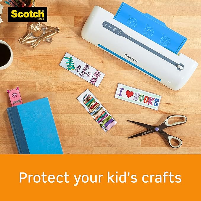 Scotch Self-Sealing Laminating Pouches, 25 Pack, Business Card Size, Great for Gift Tags