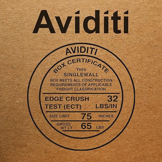 Aviditi 974 Corrugated Cardboard Box 9" L x 7" W x 4" H, Kraft, for Shipping, Packing and Moving (Pack of 25)
