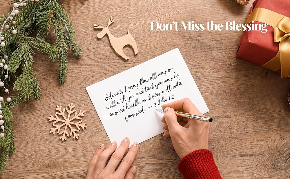 | Christian Greeting Cards Set of 6 with Envelopes |Jesus Decor & Christian Gifts for Women, Scripture Cards Biblical Cards Religious Gifts Christian Home Décor (5"x7" Scenic Scripture Set)