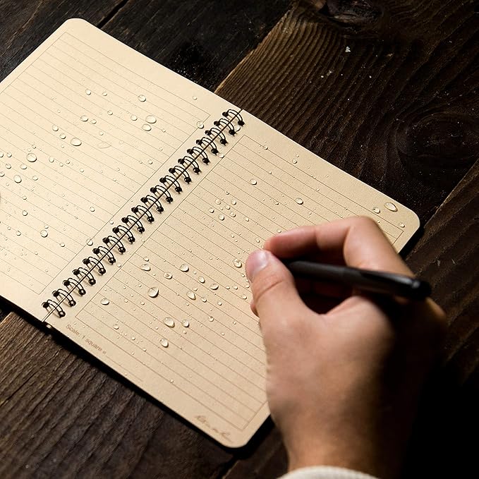 Rite In The Rain Side Spiral Notebook Tan