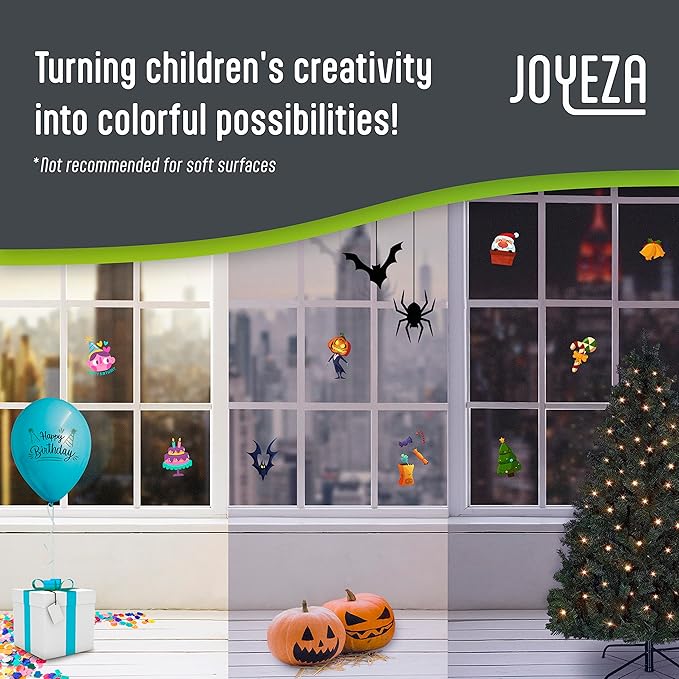 JOYEZA Premium Printable Vinyl Sticker Paper for Inkjet Printer - 40 Sheets Matte White Waterproof, Dries Quickly Vivid Colors, Holds Ink Well- Tear Resistant - Inkjet & Laser Printer